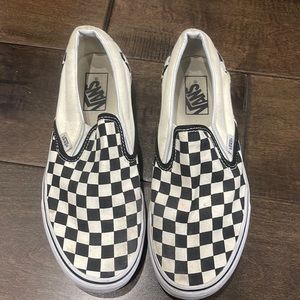 Vans Classic Checkerboard Slip Ons shoes